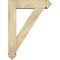 Ekena Millwork Traditional Arts and Crafts Rough Sawn Bracket w/ Offset Brace, Douglas Fir, 6"W x 22"D x 30"H BKT0604X22X30TRA03RDF - alternate 4